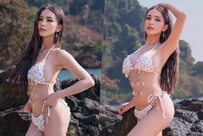 เช็กเรตติ้ง! "อาร์ ชุติมา" ฟาดบิกินีตัวจิ๋วอวดหุ่นเซ็กซี่ขยี้ใจ