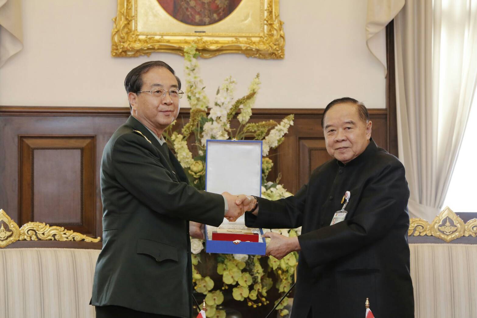 "บิ๊กป้อม" ต้อนรับ ประธานกรมเสนาธิการร่วม คณะกรรมาธิการทหารกลาง จีน