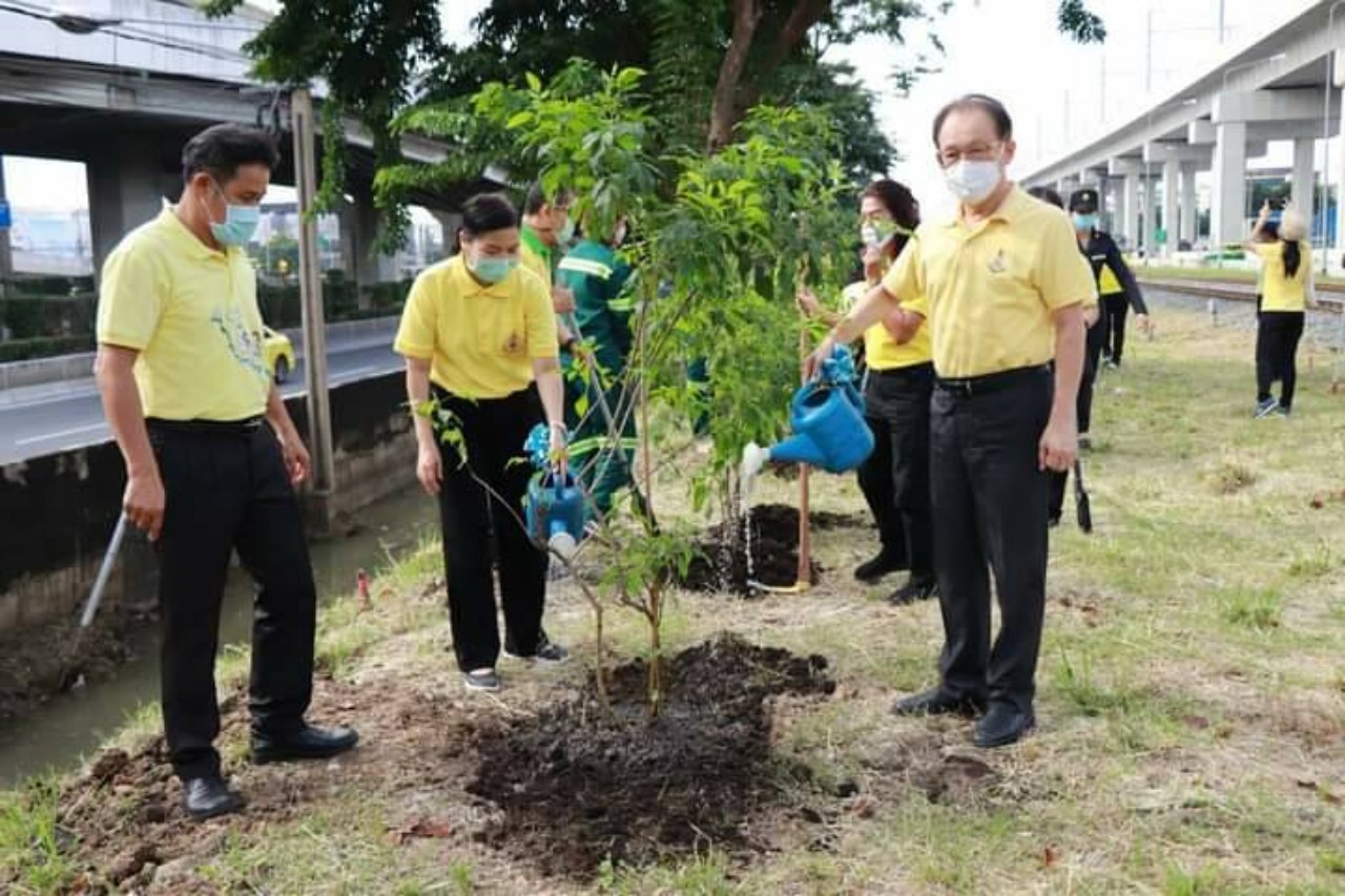 เขตดอนเมือง  ปลูกต้นไม้ ในวันรักต้นไม้ประจำปีของชาติ พ.ศ.2563 
