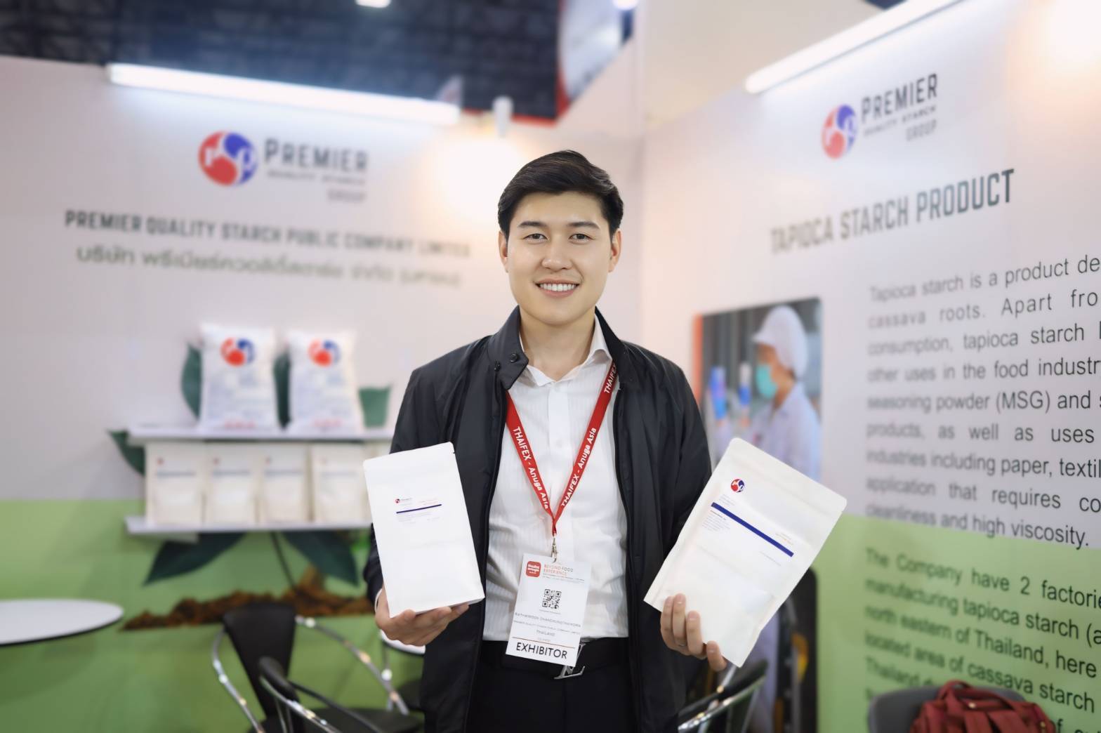 PQS ร่วมโชว์ศักยภาพผู้นำแป้งมันสำปะหลังในงาน Thaifex – Anuga Asia 2024