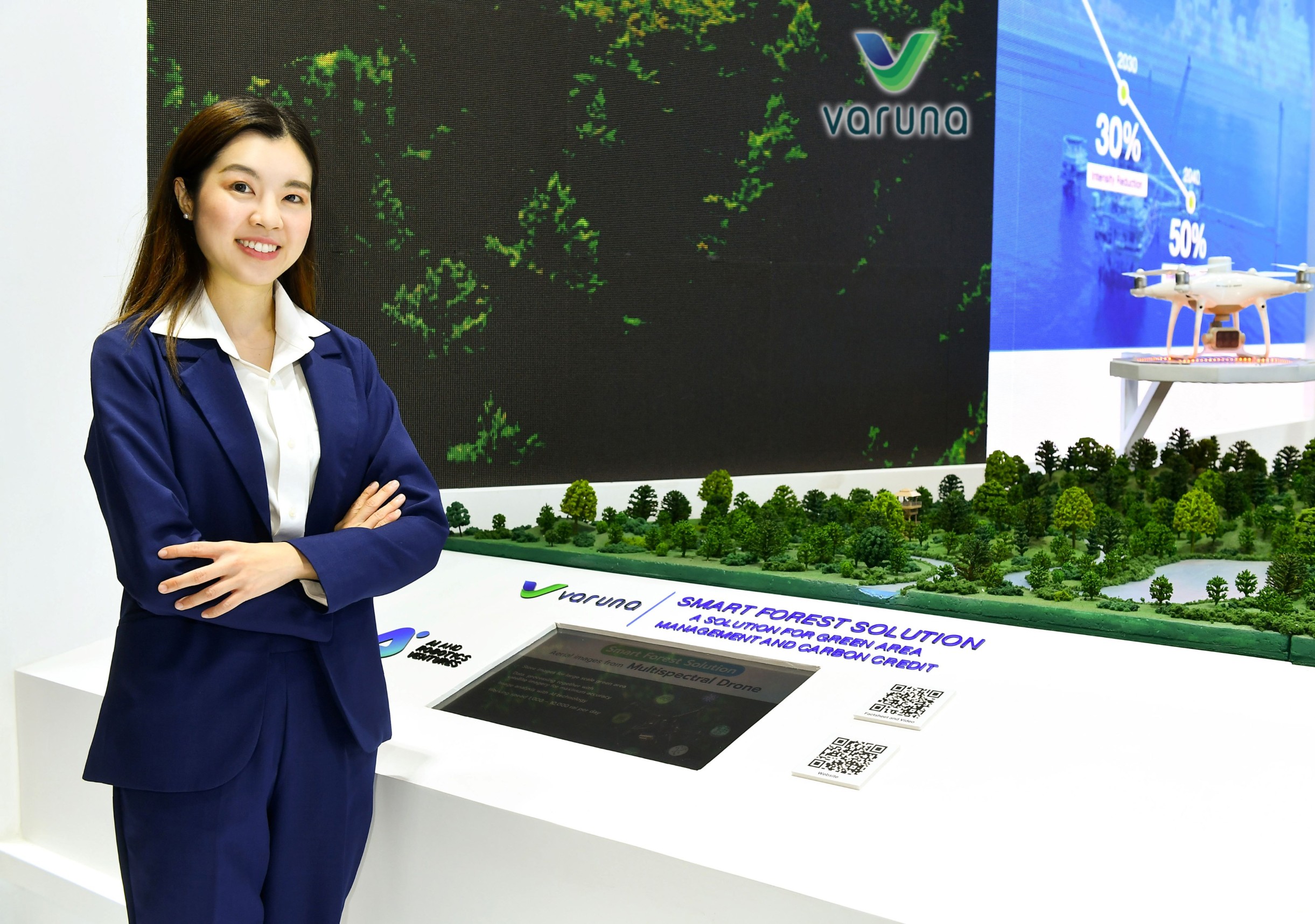 Varuna โชว์เคสความสำเร็จ งาน IPTC 2023 พิสูจน์แฟลตฟอร์มฟื้นฟูพื้นที่สีเขียวของไทย เครื่องมือช่วยโลกลดคาร์บอน