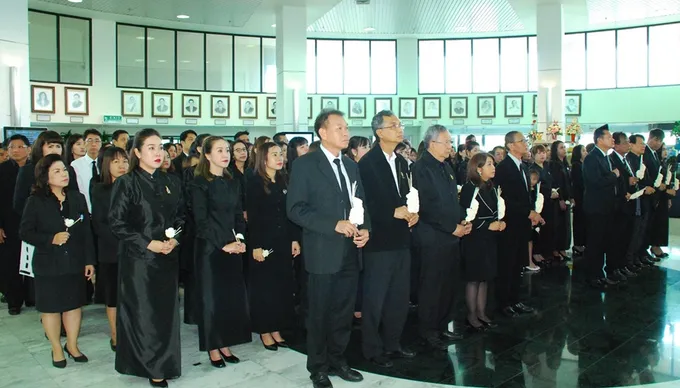 ชสอ. จัดพิธีอัญเชิญดอกไม้จันทน์ ใช้วันพระราชพิธีถวายพระเพลิงพระบรมศพ
