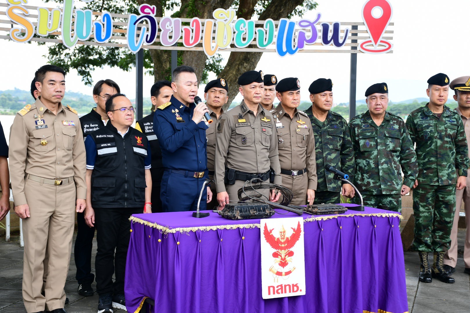 ผงะ! พบสายส่ง ถูกฝังดินชายแดนเชียงราย ใกล้เขตว้า 11.5 กิโลฯ 