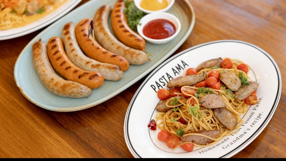 PASTA AMA เปิดมิติใหม่พาสต้าโฮมเมต สดฉ่ำไส้กรอกหมูดำคูโรบูตะ จาก CPF