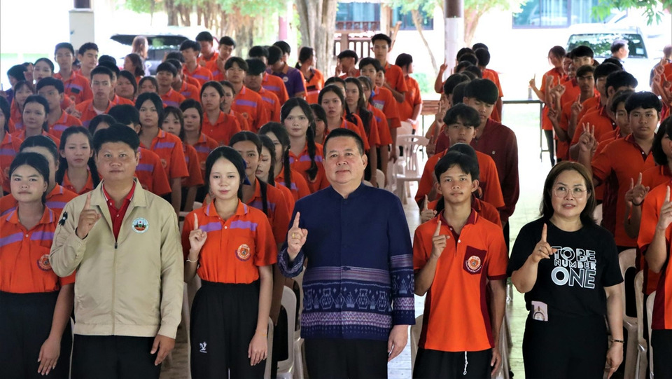 อบจ.อุดรธานีเปิดค่าย TO BE NUMBER ONE เสริมภูมิคุ้มกันเยาวชน ห่างไกลยาเสพติด