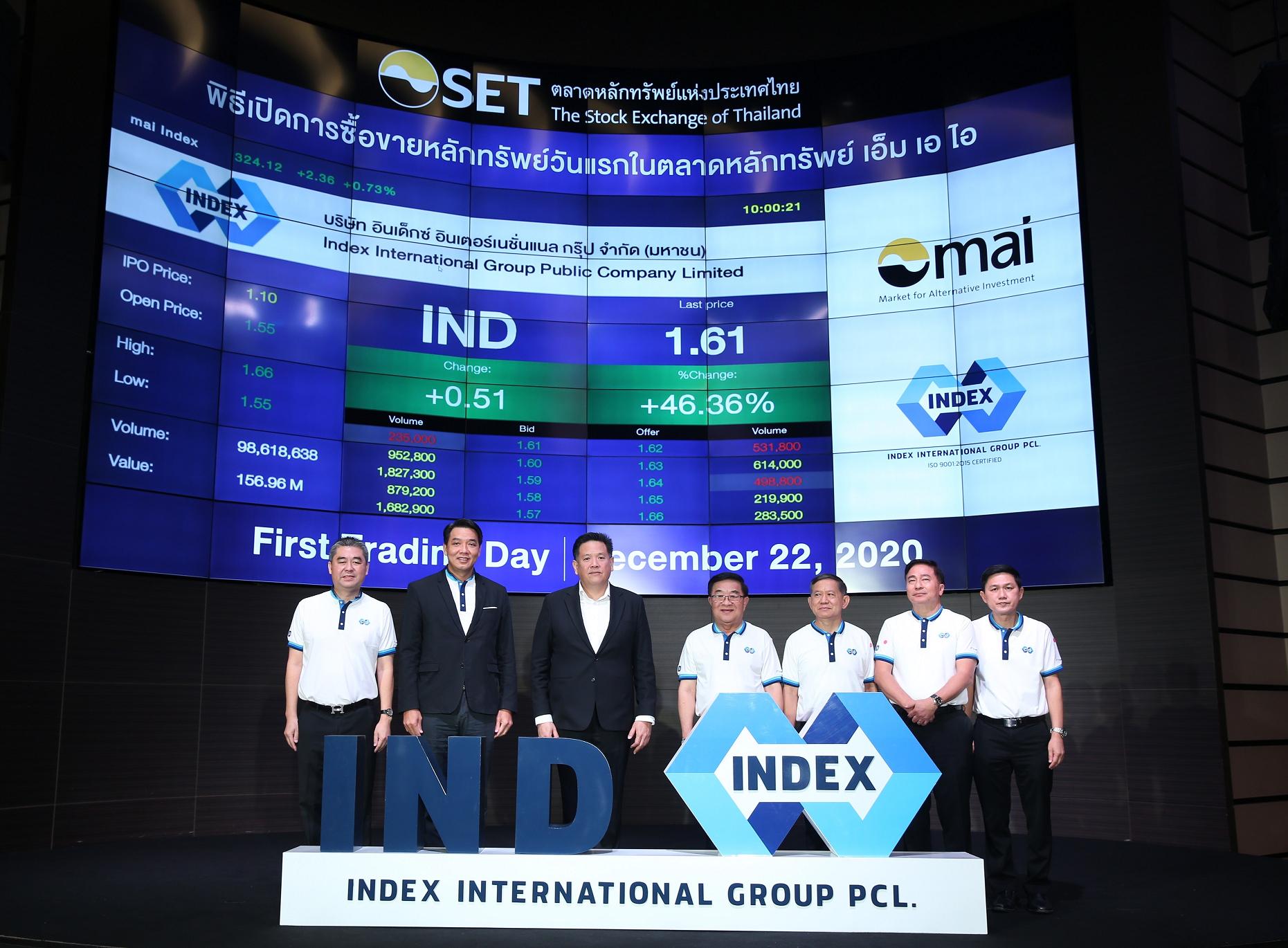 “IND”เริ่มซื้อขายในตลาดหลักทรัพย์ เอ็ม เอ ไอ วันแรก  
