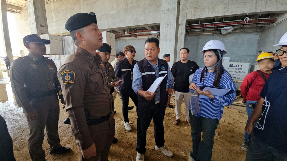 4 หน่วยงานบุกตรวจแรงงานโครงการโรงละครจีนพัทยา พบเอกสารถูกต้อง เตรียมเปิดปลายปี