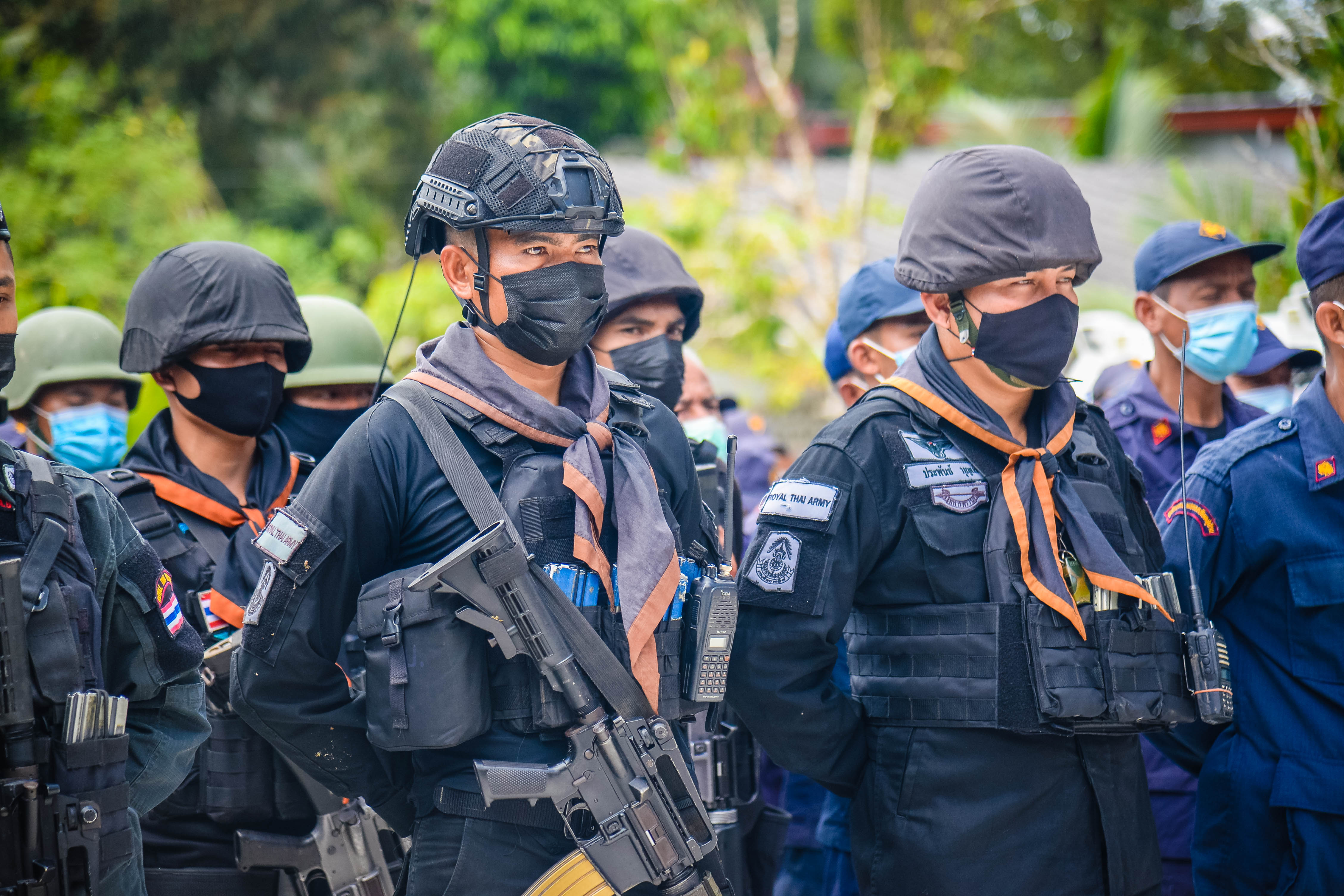 ฉก.ทพ.48 ร่วมซักซ้อมแผนเผชิญเหตุ อ.เจาะไอร้อง จ.นราธิวาส