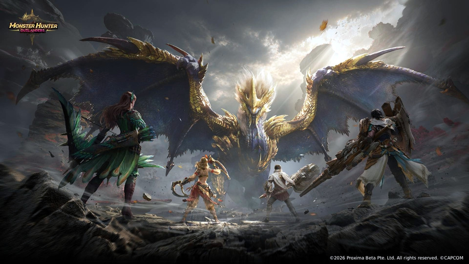 Monster Hunter Outlanders เปิดตัว “Ruger Aidal” Elder Dragon ใหม่ พร้อมเปิดลงทะเบียนล่วงหน้า
