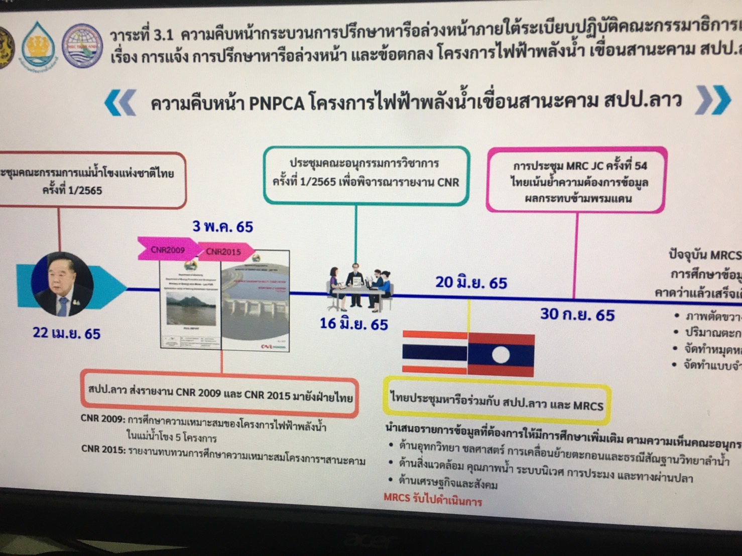 "บิ๊กป้อม"เร่งพัฒนาความร่วมมือสมาชิกลุ่มน้ำโขงตอนล่าง