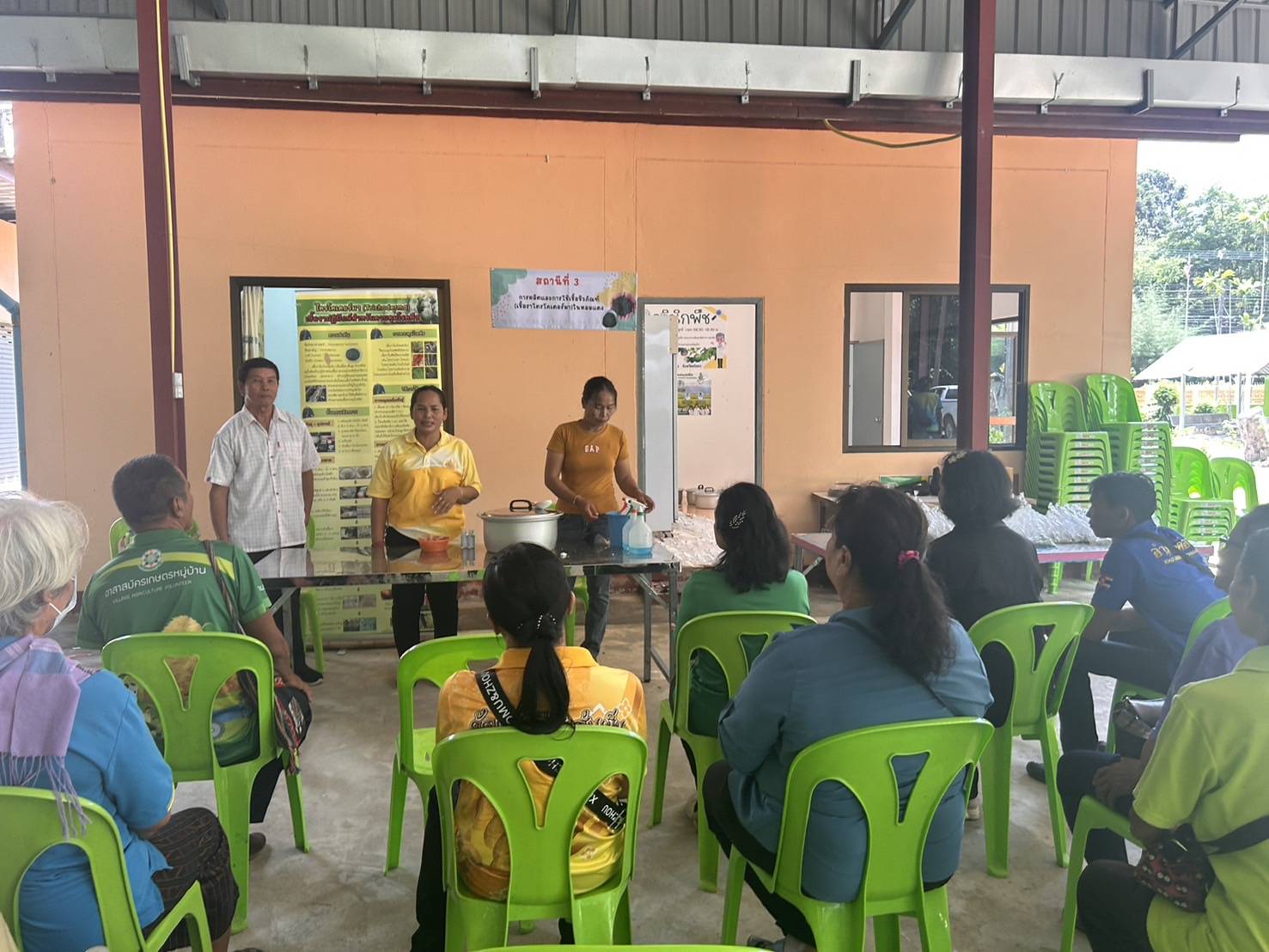  เกษตรอำเภอค้อวัง จ.ยโสธร จัดงาน Farmer Field School Day ขยายผลการขับเคลื่อนโรงเรียนเกษตรกรต้นแบบ 