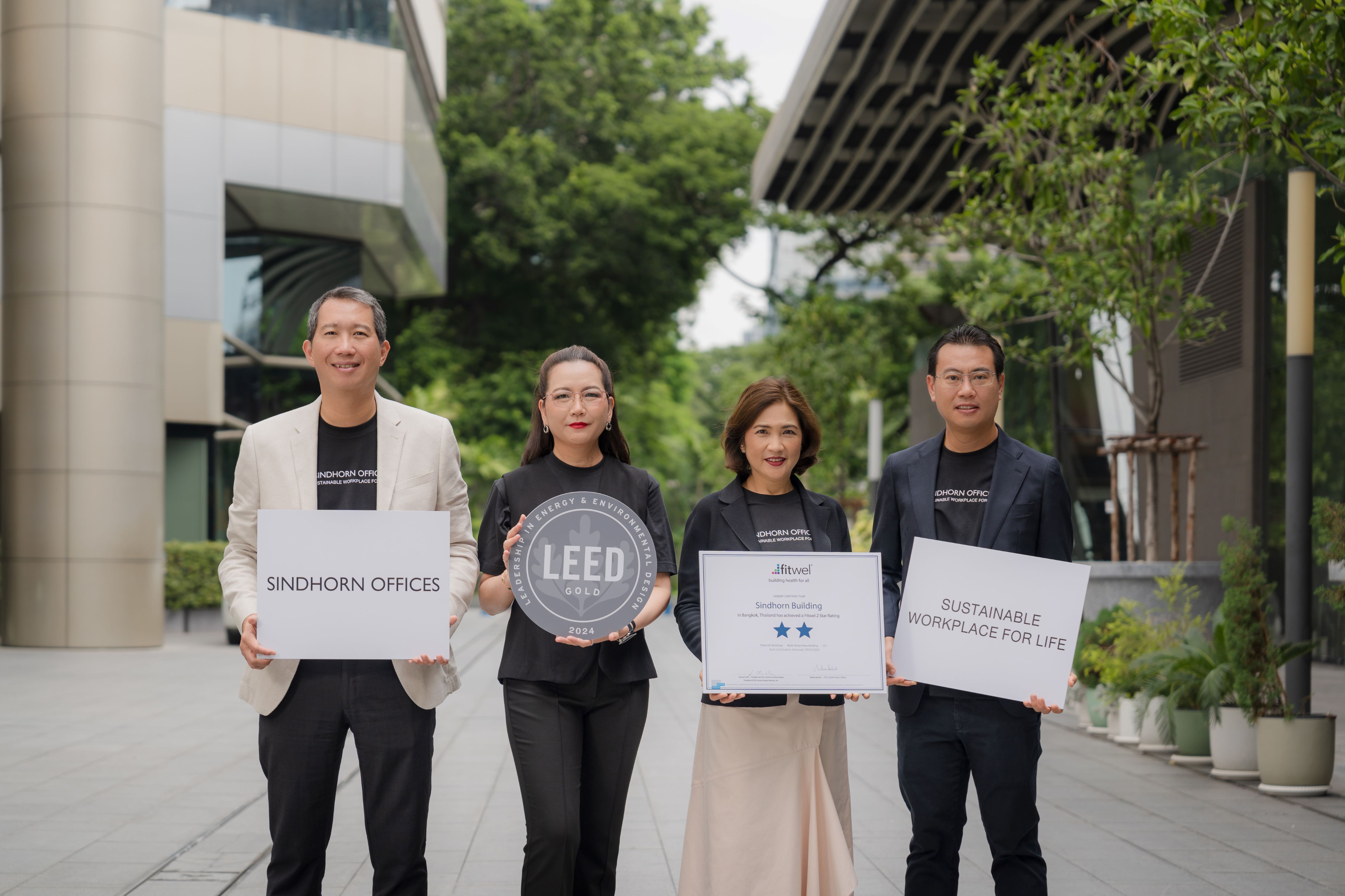 อาคารสินธรคว้ารางวัล LEED (O+M) GOLD และ FITWEL 2 ดาว ตอกย้ำแนวคิด ‘E-S-G’ ผู้นำออฟฟิศรักษ์โลกรับเทรนด์ยั่งยืนในไทย