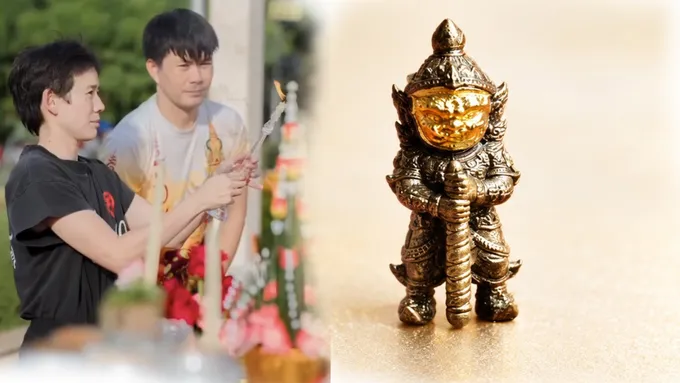 “บุ้ง ใบหยก” เปิดไอเทมสายมูชิ้นใหม่! “ตุ้มหูท้าวเวสสุวรรณ หลวงปู่ศิลา” ผ่านพิธีครบ 4 พิธี ก้านเงินแท้