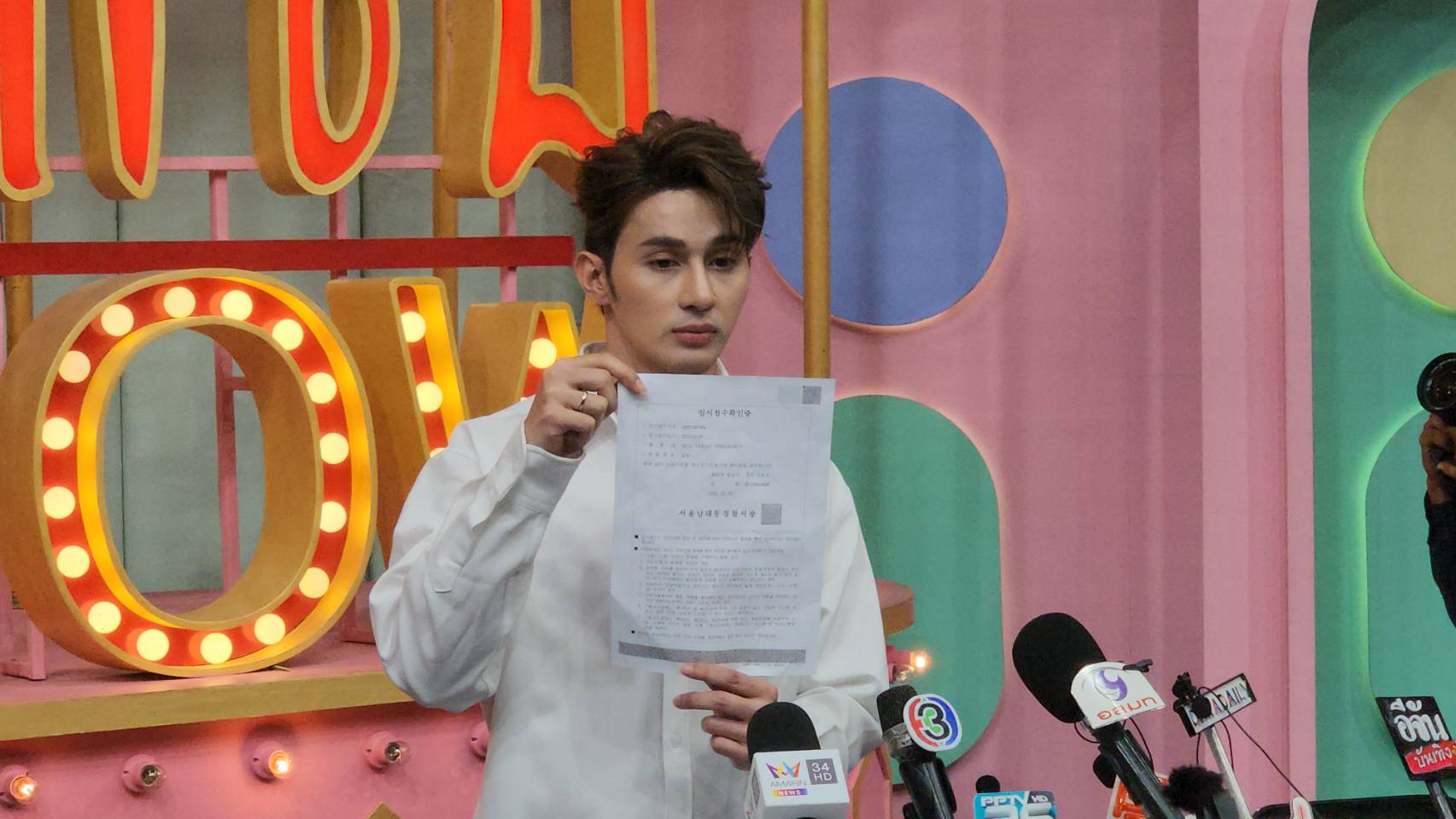 'เอ็ม นันทวัฒน์'เดินหน้าฟ้อง'ม้า อรนภา'เหตุถูกตบหน้าที่เกาหลี