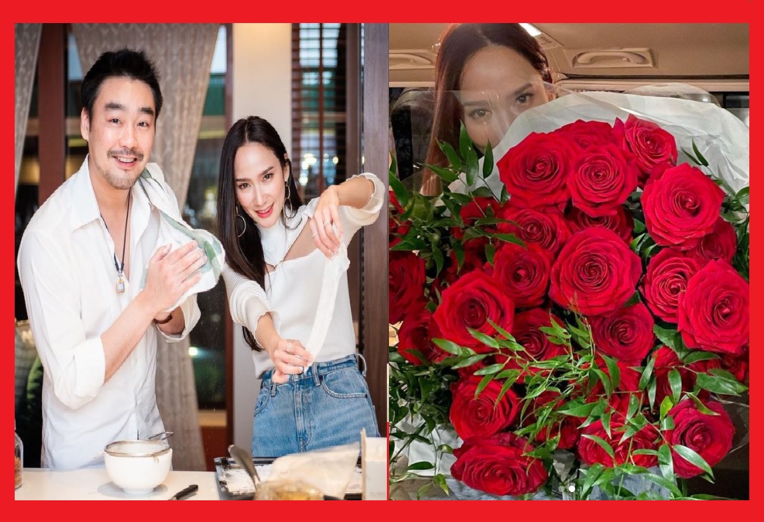 'อั้ม-ไฮโซพก' ชวนกันเข้าครัว ฉลองวันแห่งความรัก 