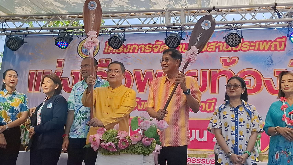 บิ๊กแจ๊ส จับมือผู้ว่าฯ เสกน้ำเต็มคลอง 13 ฟื้นกีฬาเรือพายพื้นบ้านมรดกชาติ ปิดตำนานน้ำแล้งหนองเสือ