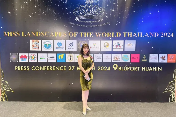 โอ๊ตตี้ ร่วมงานแถลงข่าว Miss Landscape of The World 2024