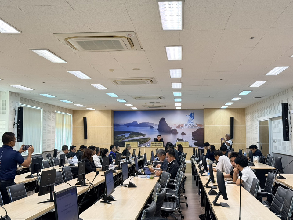 พังงาเร่งแผนจัดการน้ำปี 2571 เดินหน้าอ่างลำรูใหญ่-ระบบระบายน้ำแก้น้ำท่วมเมือง 