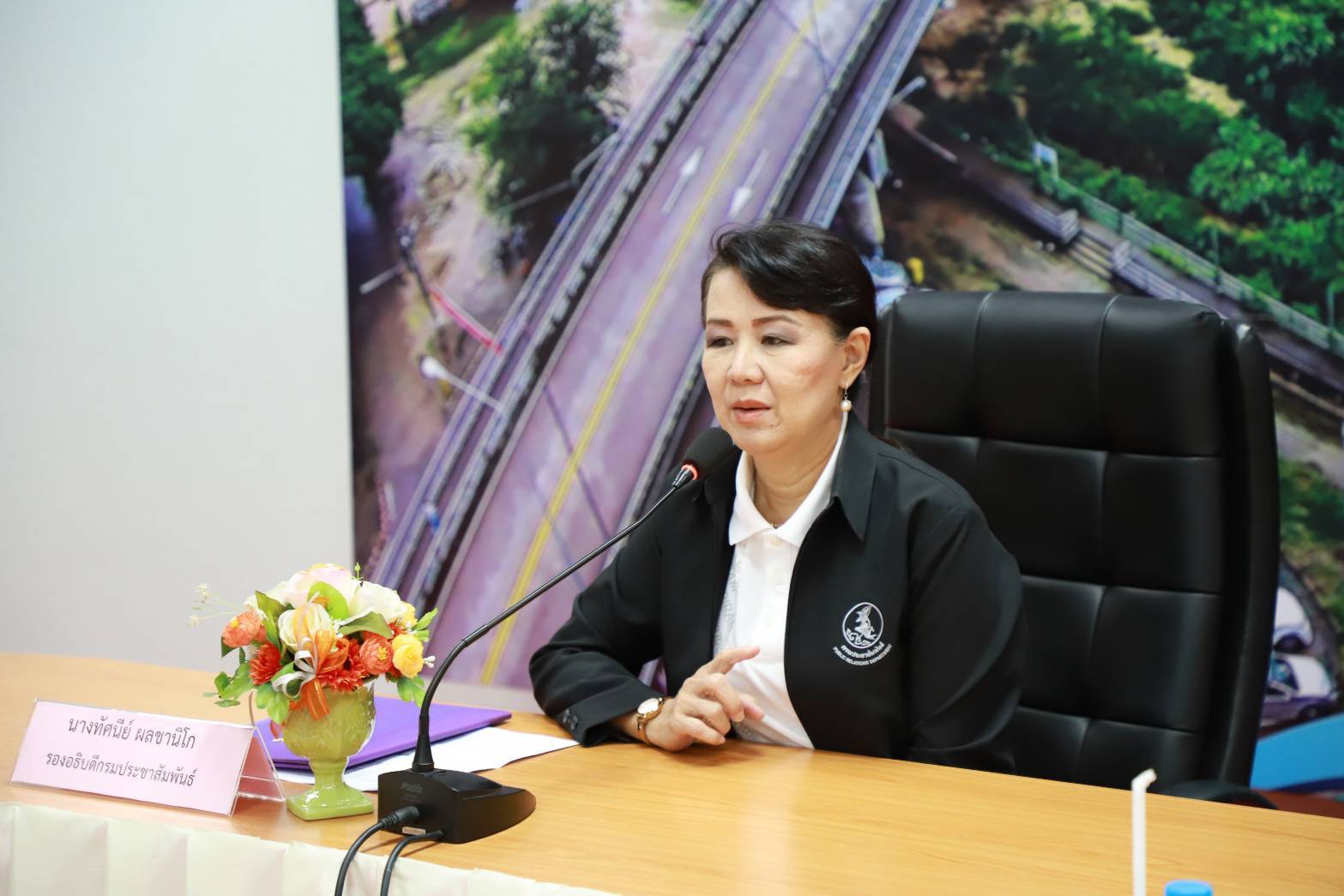 รองอธิบดีกรมประชาสัมพันธ์ ลงพื้นที่ตรวจเยี่ยมโครงการก่อสร้างสะพานคอนกรีตเสริมเหล็กฯ จ.ตาก
