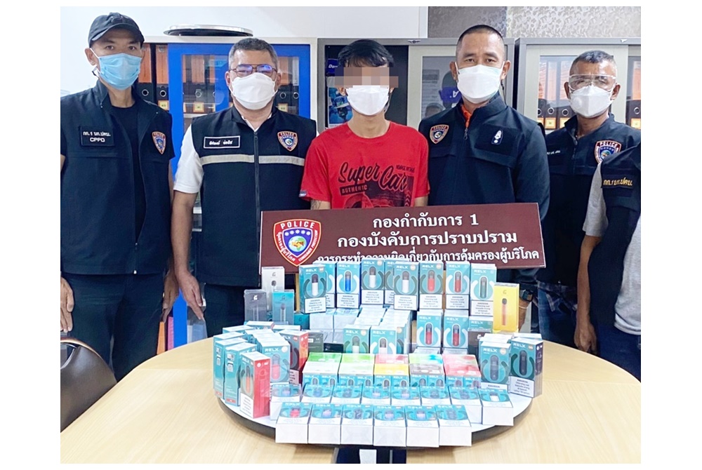 ปคบ.ลุยจับบุหรี่ไฟฟ้าและน้ำยาฯ ขายผ่านทางออนไลน์