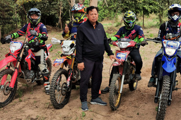 ทต.เขาพระยาเดินธง จัดแข่งขัน จยย.หารายได้สร้างสาธรณูปโภคเพื่อการท่องเที่ยว
