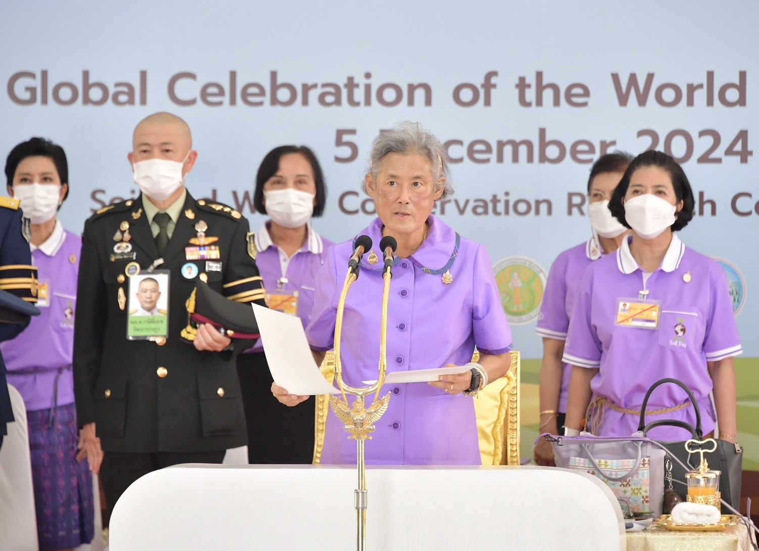 สมเด็จพระกนิษฐาธิราชเจ้า กรมสมเด็จพระเทพรัตนราชสุดาฯ ทรงเปิดงานเฉลิมฉลอง วันดินโลก 2567