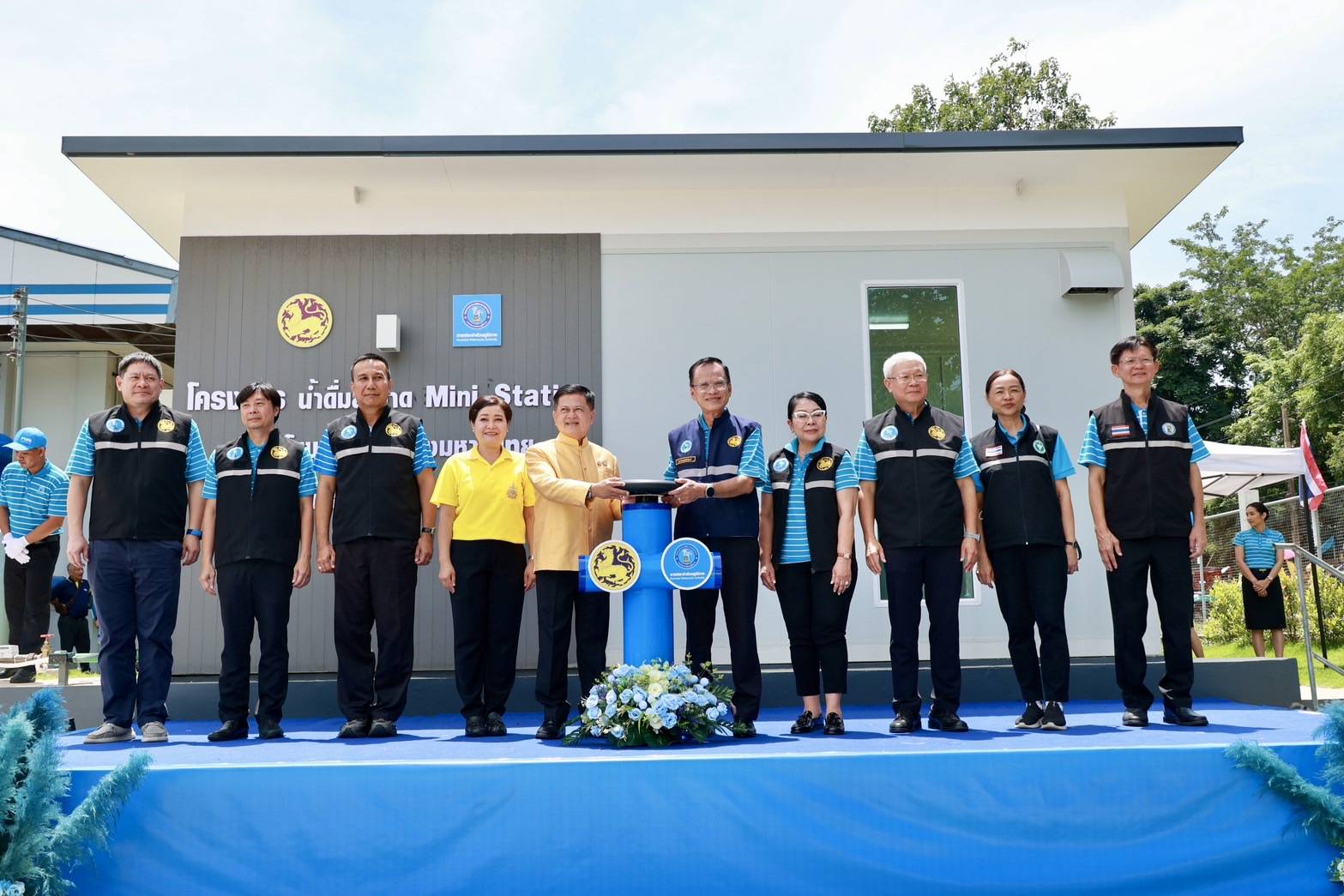 กปภ. เปิดโครงการ “น้ำดื่มสะอาด Mini Station” แห่งแรก ณ สถานีผลิตน้ำห้วยจรเข้มาก กปภ.สาขาบุรีรัมย์