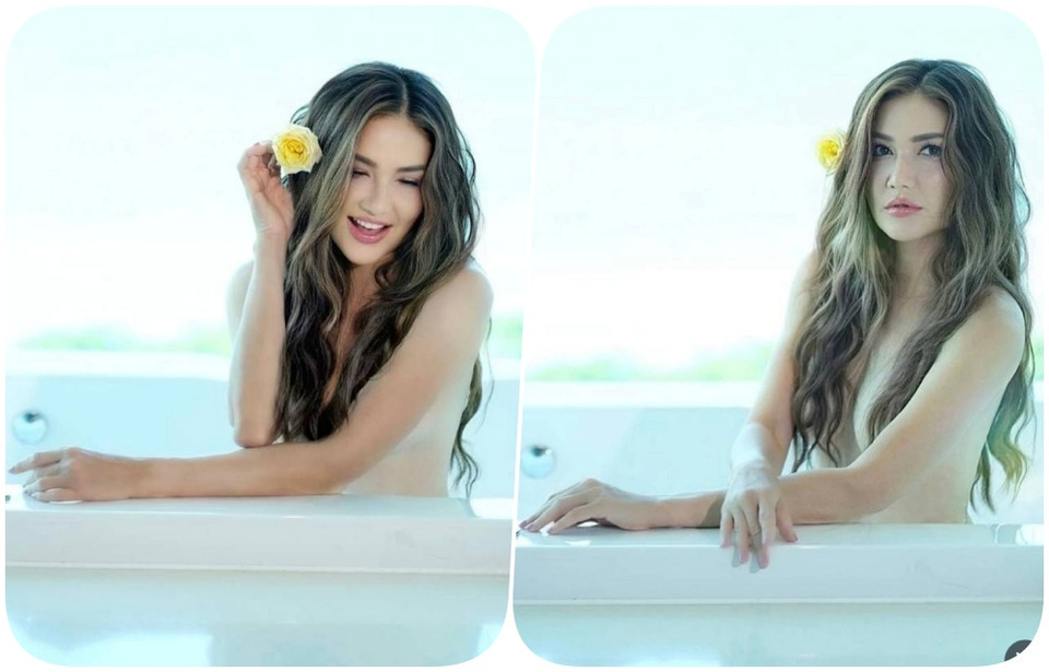 ออร่าความสวยสะพรั่ง! “แอน สิเรียม” โพสต์ภาพแช่น้ำสุดละมุน แฟน ๆ แห่กดไลก์รัว