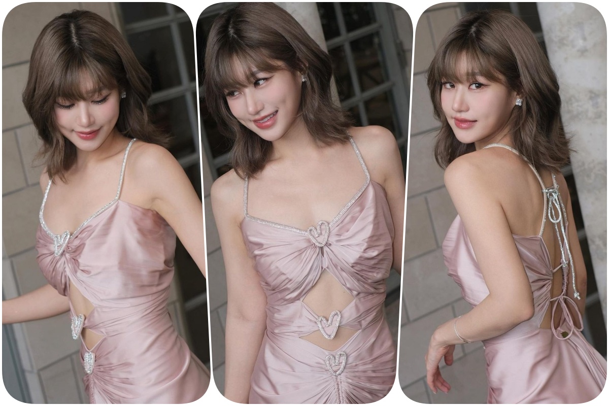 นานๆที!! "เฟย์ พรปวีณ์" อวดผิวออร่าผ่านเดรสสีชมพูหวาน "เฮียบอย" รีบมาเมนต์ว่า...