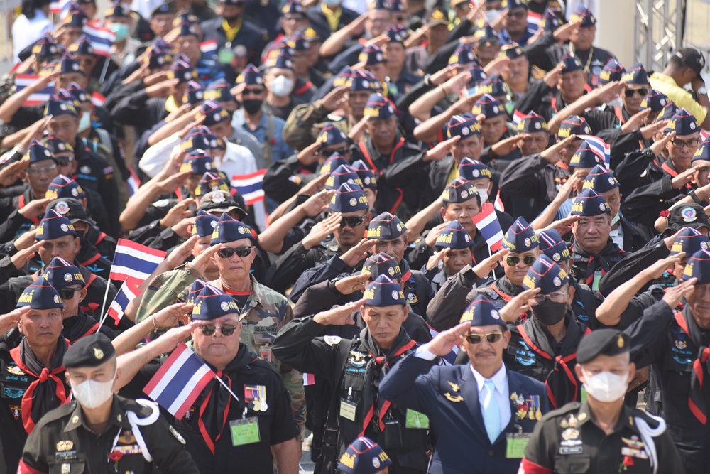 ประมวลภาพขบวนพาเหรดของทหารผ่านศึกทุกกรณีสงคราม เนื่องในวันทหารผ่านศึก 3 ก.พ.