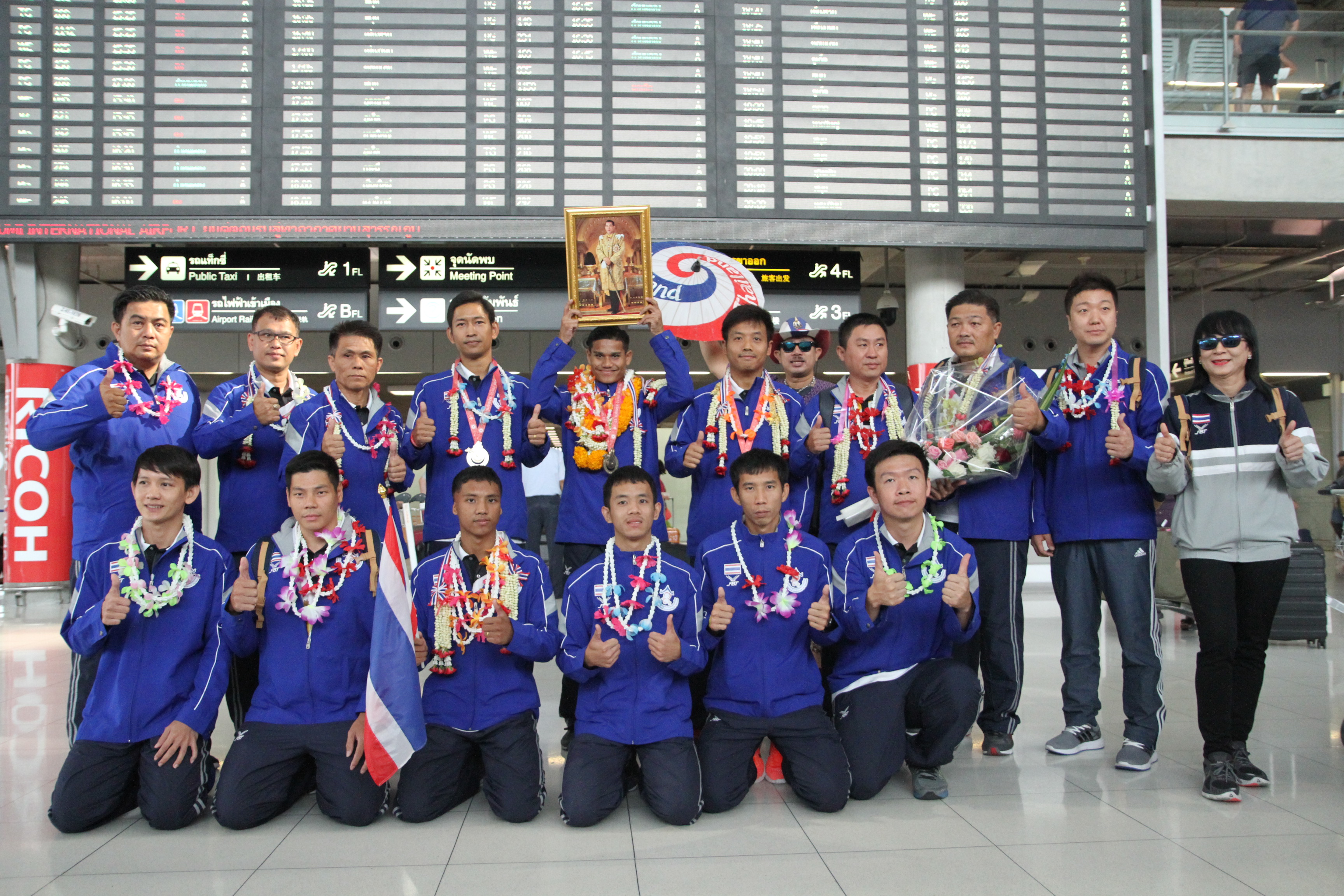 ต้อนรับ “ทัพนักกีฬาไร้เสียงไทย” ชุดซิว 2 ทอง อลป.คนหูหนวก”กลับบ้านอบอุ่น