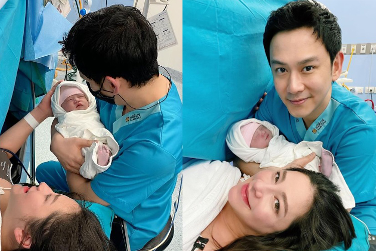 ลูกสาว 'ฟลุค-นาตาลี' มาแล้ว คุณแม่คนสวยเล่าวินาทีแรกพบ