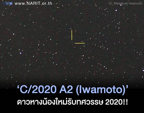 ค้นพบ!ดาวหางดวงใหม่ล่าสุด “C/2020 A2 (Iwamoto)”