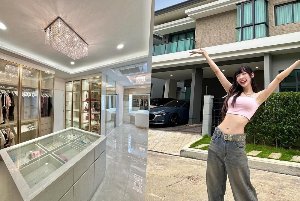 สุดภูมิใจ! "พลอยชมพู" อวดบ้านหรูอลังการจากน้ำพักน้ำแรงหลังซื้อมา2ปี