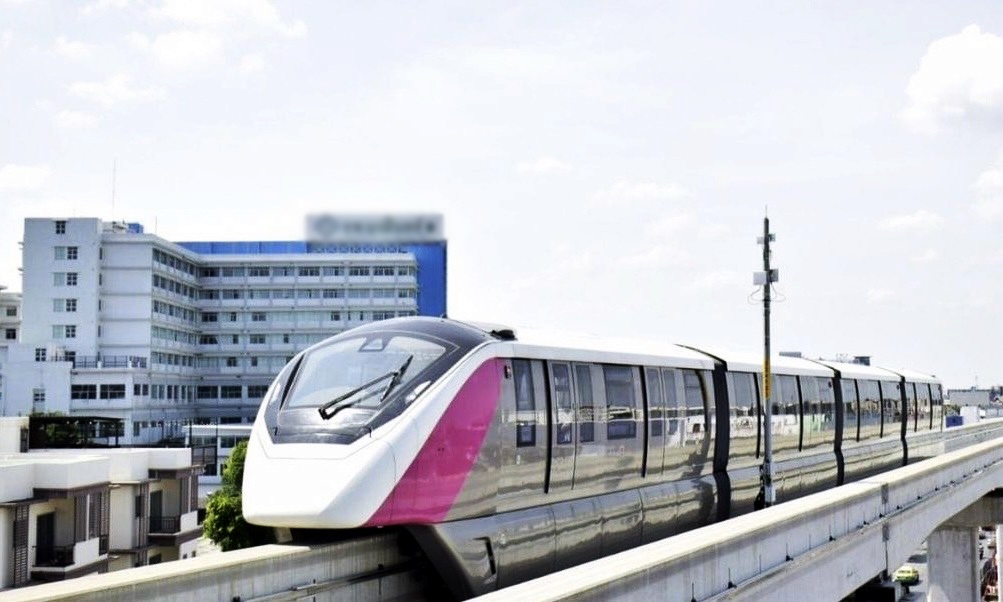 ชาว กทม.เฮ! รถไฟฟ้าสายสีชมพู แคราย-มีนบุรี พร้อมใช้งานปีนี้ 