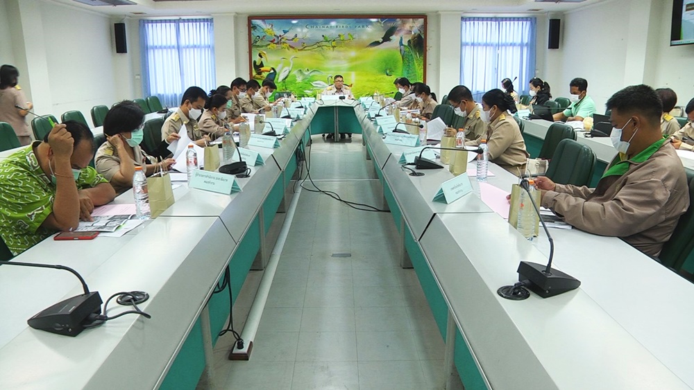 รองผู้ว่าฯชัยนาท ประชุมติดตามงานคณะทำงานส่งเสริมพัฒนาอาชีพและการตลาด พื้นที่สาธารณประโยชน์และป่าสงวนฯ