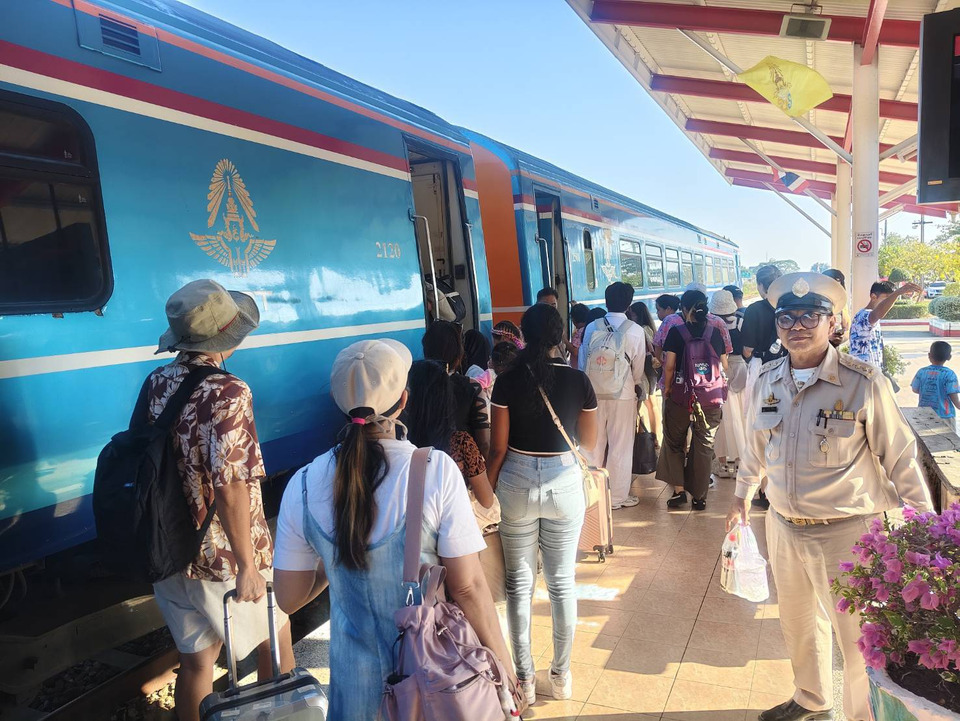 การรถไฟฯ เผยยอดเดินทาง 10–12 เม.ย.69 กว่า 2.8 แสนคน เดินทางต่อเนื่องรับสงกรานต์ เข้มความปลอดภัยตลอด 24 ชม.