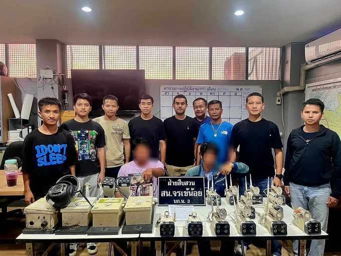 จับ 2 หนุ่มช่างไฟแสบลักกล้องวงจรปิดสำนักงานตำรวจแห่งชาติเอามาติดไว้ที่บ้านตัวเอง