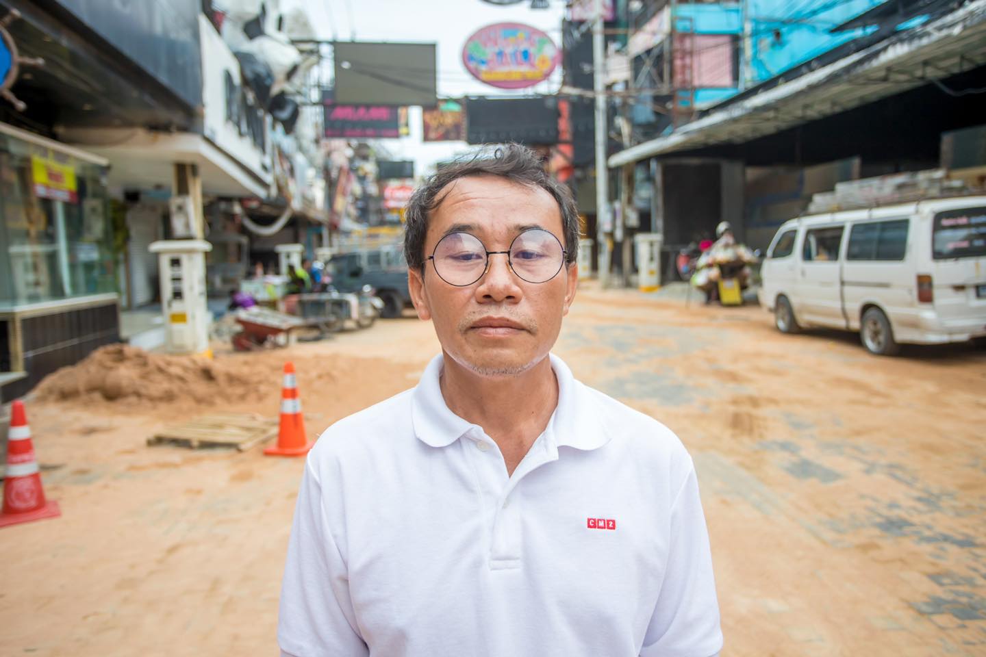 แชร์โซเชียลทรายเต็มพื้นถนนวอล์คกิ้งสตรีทพัทยา เมืองพัทยาเร่งทำความสะอาด 