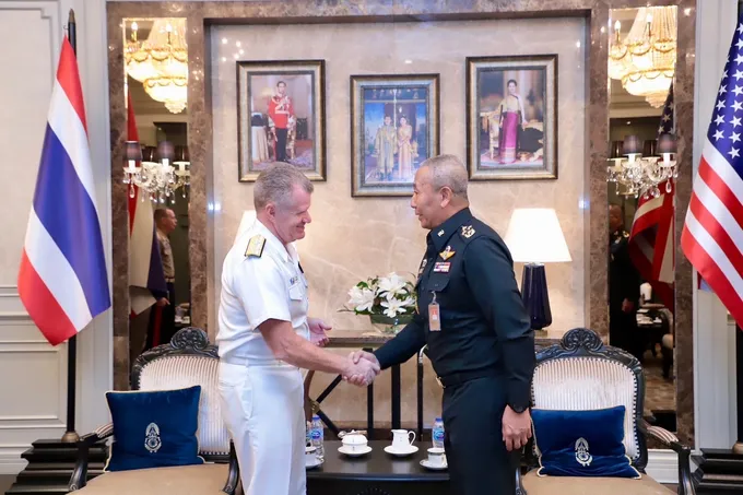 “ผบ.กองกำลัง USINDOPACOM สหรัฐ" เยือนทบ. ถก  “บิ๊กปู” ฝึก Cobra Gold 2024-Hanuman Guardian 24 