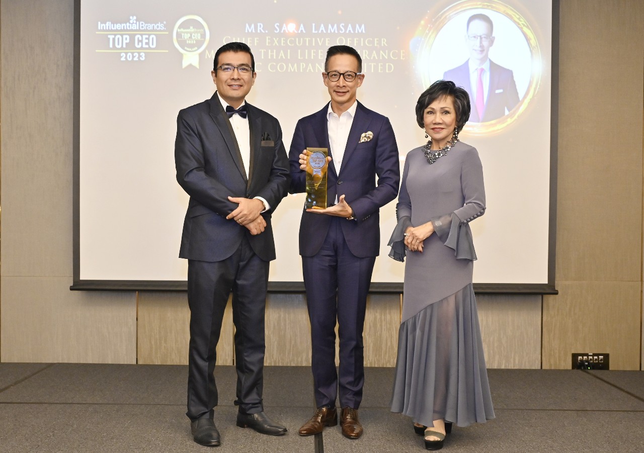 “สาระ  ล่ำซำ” รับรางวัลเกียรติยศ TOP CEO (THAILAND) 2023  ต่อเนื่องเป็นปีที่ 3