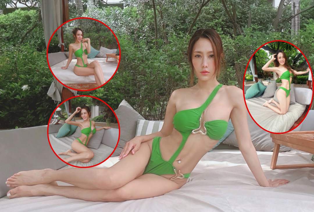 "เด็บบี้ บาซู" แซ่บสะเทือน! อวดหุ่นเผ็ดในบิกินีเขียวเว้าสูง เซ็กซี่ทุกมุมริมพูลวิลล่า