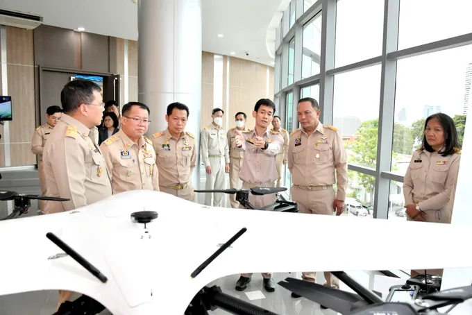 โชว์นวัตกรรม "ชลพิศ 121" อากาศยานไร้คนขับ ฝีมือนวัตกรชลประทาน  