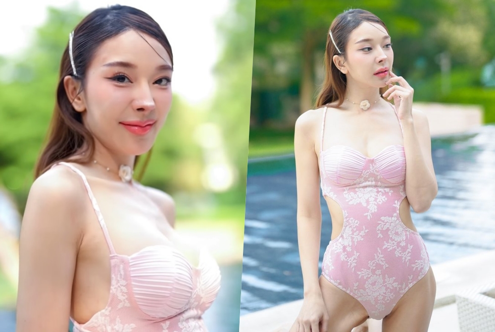 แซ่บไม่พัก! "หญิงแย้ นนทพร" นุ่งวันพีซเว้าเอวอวดหุ่นเซี้ยะ
