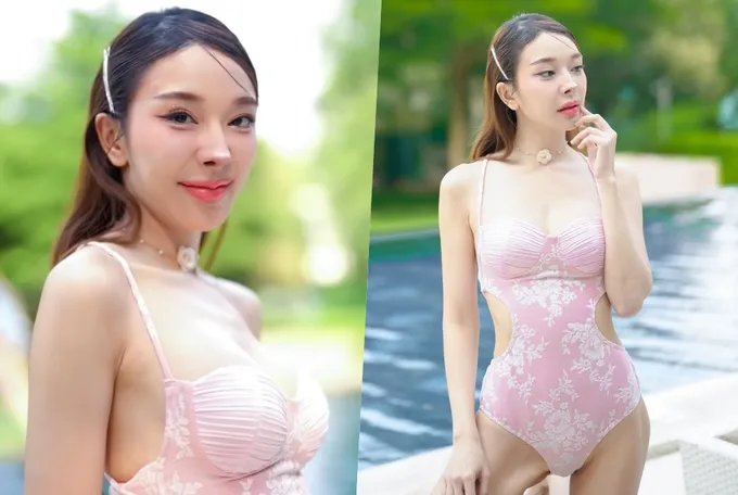 แซ่บไม่พัก! "หญิงแย้ นนทพร" นุ่งวันพีซเว้าเอวอวดหุ่นเซี้ยะ