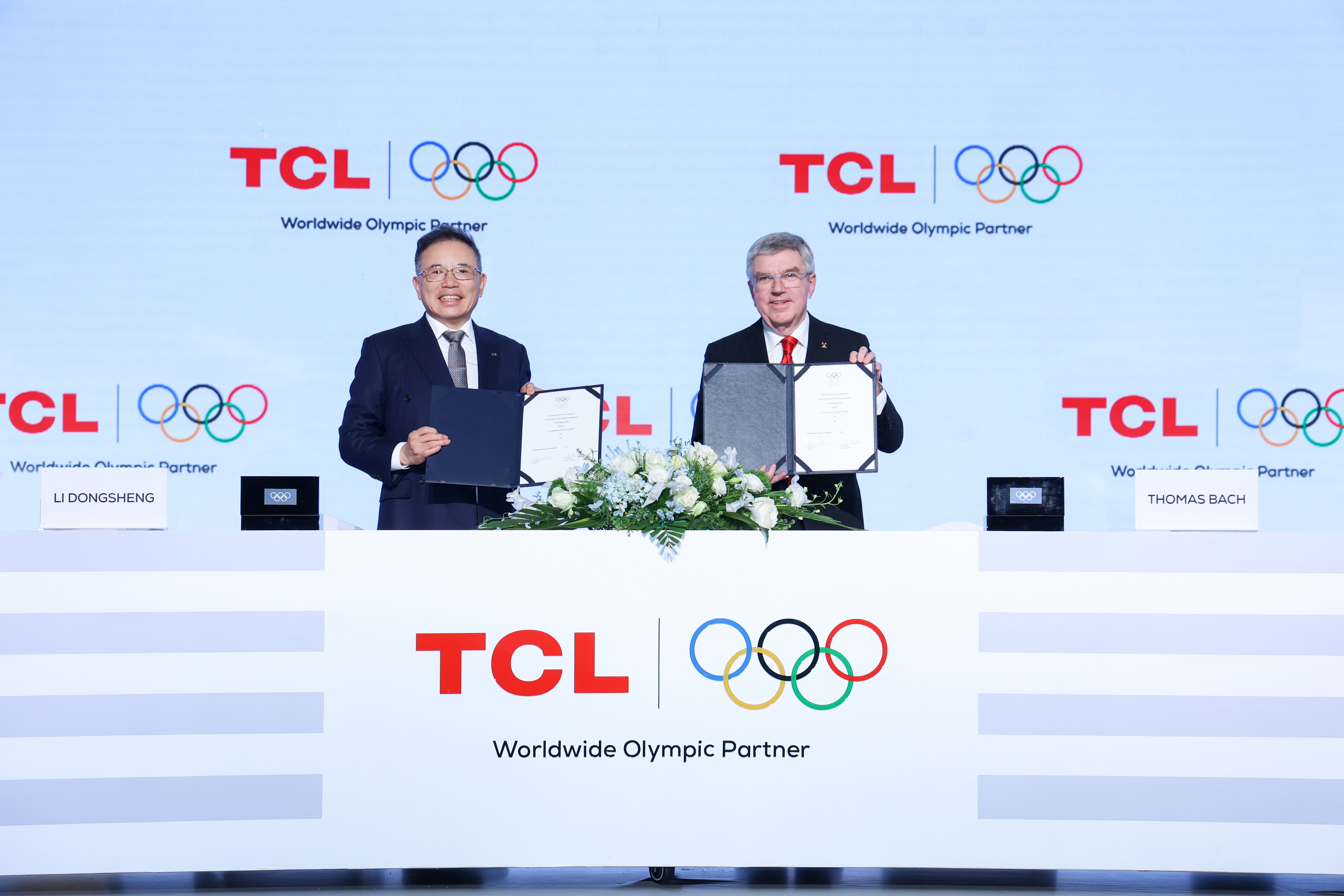 IOC และ TCL ประกาศความร่วมมือระดับโลก  ร่วมเป็น TOP Partnership จนถึงปี 2575