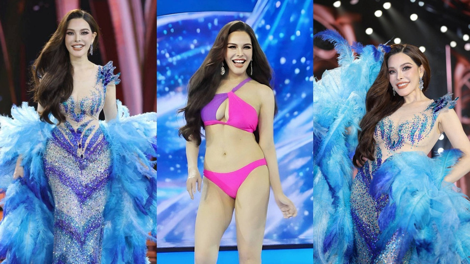 "ดร.ปิ๊งปิ๊ง รภัทร" สู้สุดใจบนเวที Miss Universe Thailand 2026 รอบชุดราตรี