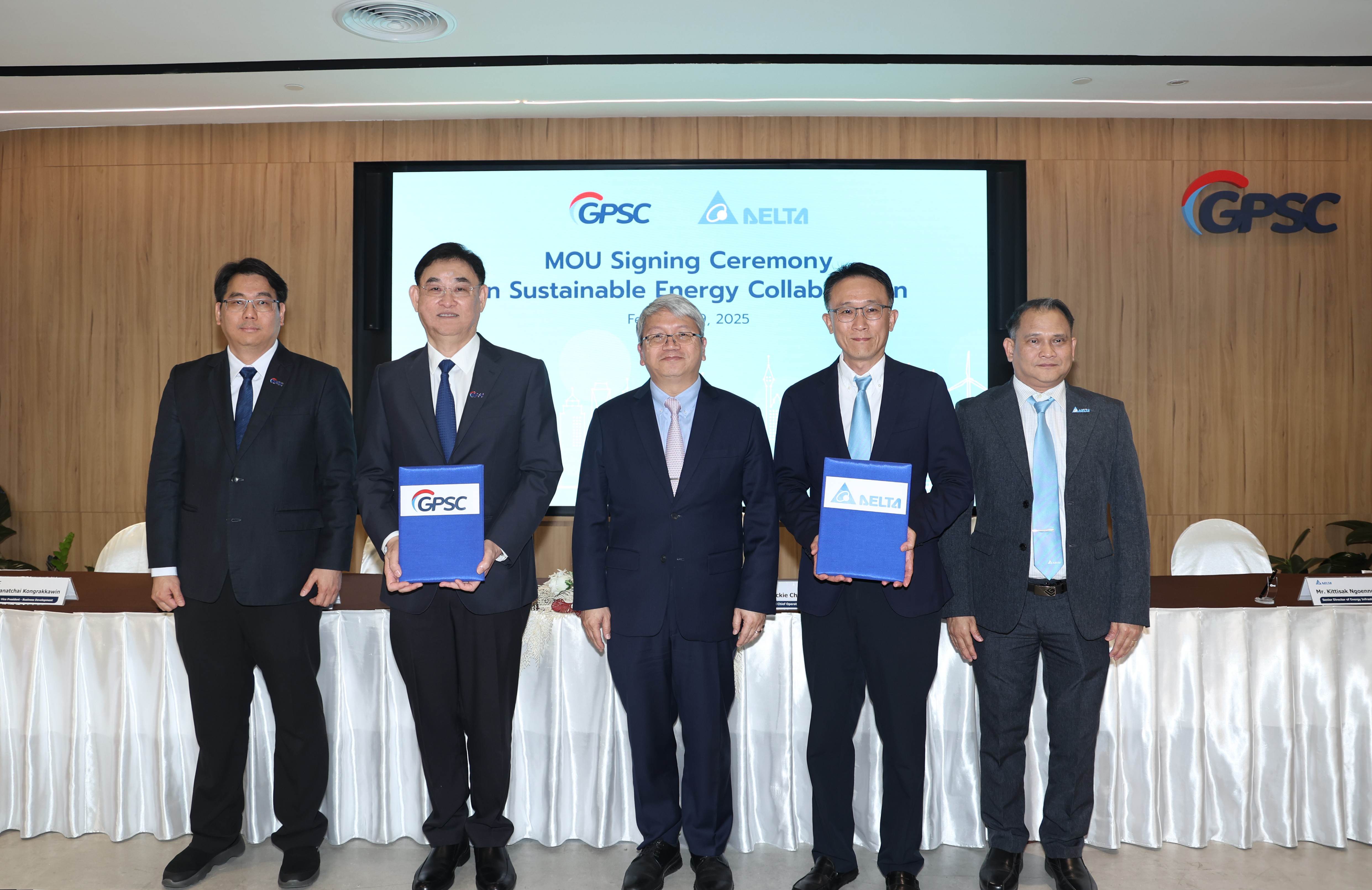 GPSC-เดลต้า ประเทศไทย บรรลุข้อตกลง ร่วมศึกษาโซลูชันพลังงานหมุนเวียน ชูนวัตกรรมพลังงานสะอาด