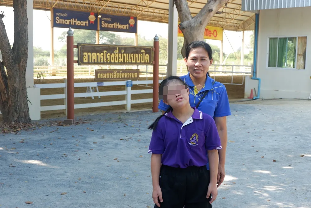 น้องไอซ์ และคุณแม่