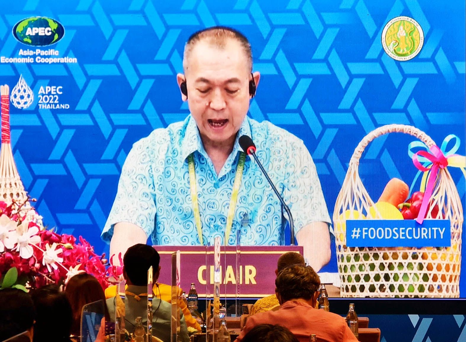‘เฉลิมชัย’ เปิดแลนด์มาร์คหัวหิน ประชุมรัฐมนตรีความมั่นคงอาหารเอเปค ครั้งที่ 7 